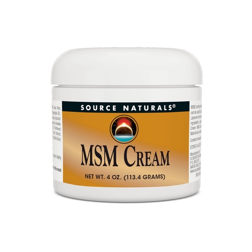[BRSWIY35BN4B6ELY] Source Naturals MSM Cream, Advanced Liposomal Delivery, Softens and Smooths Skin, 4 Ounces