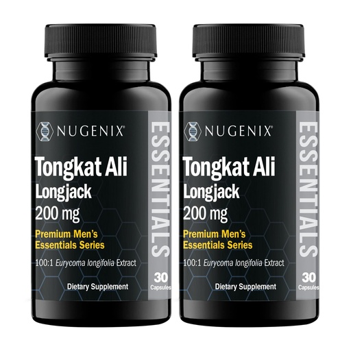 [BRSRAHD3OQMGYDI3] Nugenix Essentials Tongkat Ali for Men, Support for Men's Health, Longjack Eurycoma Longifolia Extract, 60 Count