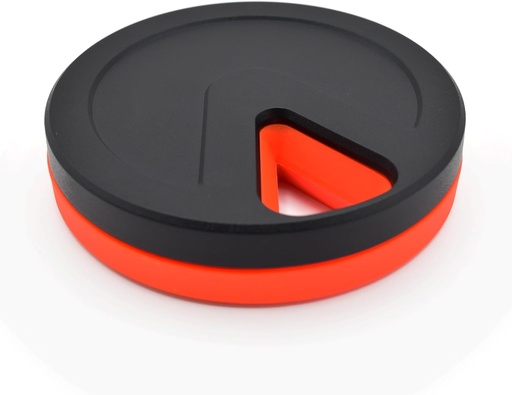 Travel RX Pill Case by Type Two Labs  по 7-дневна кутия за хапчета, Compact Magnetic Pill Organizer for Purses or Pockets, Rugged Daily Caddy Holds Витамини, добавки, Медицина. (Hazard Orange)