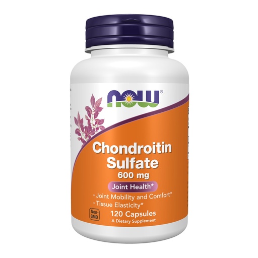 [BRSWIY32BQPQ2HAV] NOW Foods Supplements, Chondroitin Sulfate 600 mg (a Glycosaminoglycan), Joint Health*, 120 Capsules