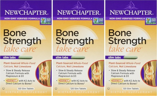 [BRSWIYQ6DEAGC3LK] New Chapter Bone Strength Take Care 120 Tabs, 120 Tabs