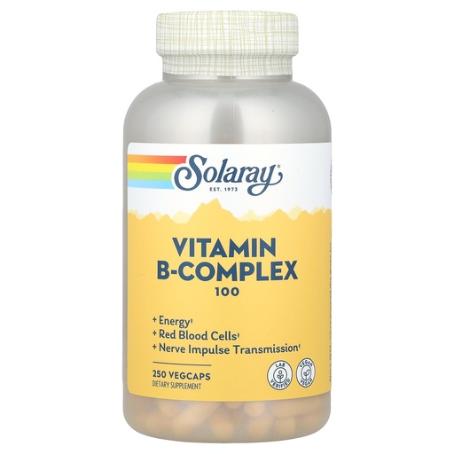 [BRSWIEDRDIMAM3TO] Solaray B Complex Supplement, 100mg, 250 Count