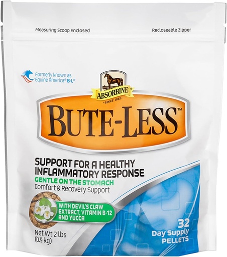 [BRSWIGYHAAPBACTI] Bute-Less Comfort &amp; Recovery Supplement Pellets, Healthy Inflammatory Response, 2 lb / 32 Day Supply