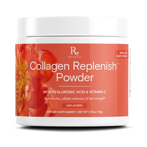 [BRSRMZL3OYCAM2Q2] Reserveage Beauty Collagen Replenish Powder - No-Taste Collagen for Radiant Skin & Hair Growth - Mixes Easily in Liquid or Smoothie - 2.5 oz