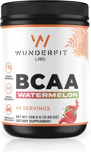 [BRSROHT6CR7GGH3G] BCAA (Watermelon), 분말, 45의 서빙