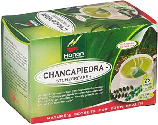 [BRSWYEADBZ4BYDQ2] Stone Breaker Chanca Piedra Herbal Tea - Peru'dan 100 Naural ( 25 Çay Çanta) Doğal Kidney Cleanse & Gallbladder Stones Desteği - Urinary Tract, Flush Impurities, Clear Urinary System