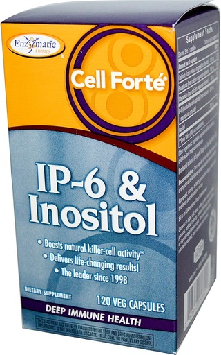 [BRSWIGT5BIHRMFD6] Terapia entzimatikoa Cell Forte IP-6 Inositol 120 Veggie Caps