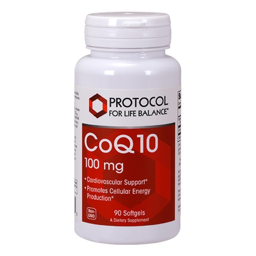 [BRSWIYIZCINB62Y3] PROTOCOL FOR LIFE BALANCE CoQ10 100mg - with Vitamin E & Soy Lecithin - CoQ10 Supplement - Halal & Egg Free - 90 Softgels