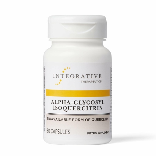 [BRSWIFQ4ON4GCCLK] Integrative Therapeutics Alpha-Glycosyl Isoquercitrin - Quercetin Supplement for Cell Health & Antioxidant Pathway Support* - Supports Cell Integrity* - Vegan & Dairy-Free - 60 Count (60 Servings)