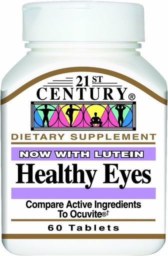 [BRSWIY37OUOWY3QV] 21st Century Healthy Eyes Tablets, 60 Count (Pack of 2)