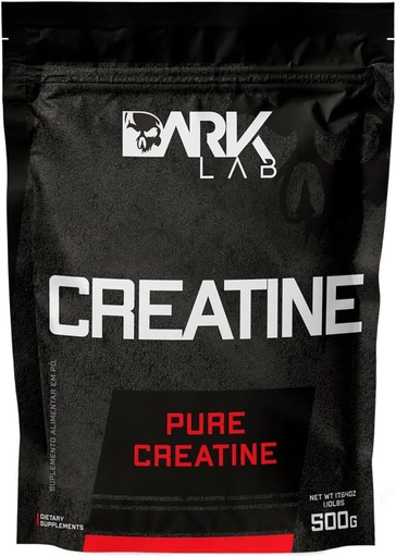 [BRSROFD6OIFB423B] El Mono de Crenatine Dark Creatine Monohydraten 166 Servings, 100% Pure Creatine 500g, suplementari per a la implementació de l'edifici de Muscle, augment de la fortalesa, Energia i implementació millorada d'Athleètica