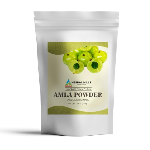 [BRSRMFANA4FROFI7] Herbal Hills Amla Powder 454 gms Indian Gooseberry Emblica Officinalis Rich in Antioxidant (16 Ounce Pack of 1)