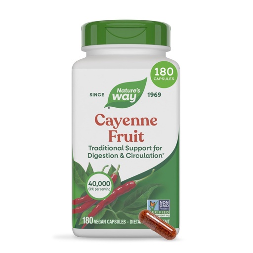 [BRSWIYTYO4HGM3D2] NATURE'S WAY CAYENNE PEPPER 180 CAP EA-1
