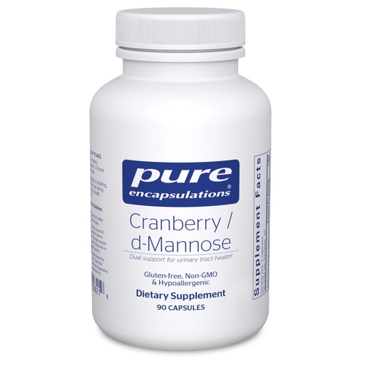 [BRSWIY34CUORKEA3] Pure Encapsulations Cranberry D-Mannose - Supports Urinary Tract Health* - with Cranberry Fruit Solids - Vegan & Non-GMO Dietary Supplement - 90 Capsules
