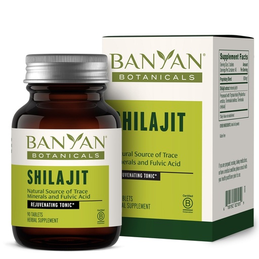 [BRSWIYQYO5YRAHDG] Banyan Botanicals Organic Shilajit – Pure Himalayan Mineral Pitch Supplement – Natural Source of Fulvic Acid & Trace Minerals for Energy, Detox & Healthy Aging – 90 Tablets – Sustainably Sourced