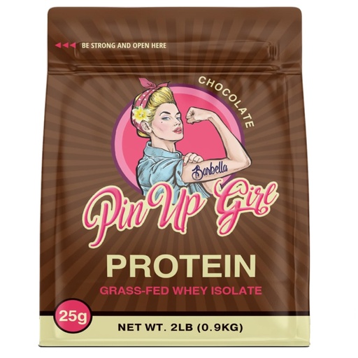 [BRSWG2YCOUFGMCTO] Pin Up Girl Whey Protein Isolate Powder | Dutch Chocolate | 25g of Protein Per Serving | Premium Muscle-Building Whey Protein for Women | Fat Free, Low Calorie, Low Carb, No Added Sugar (32 Ounces)