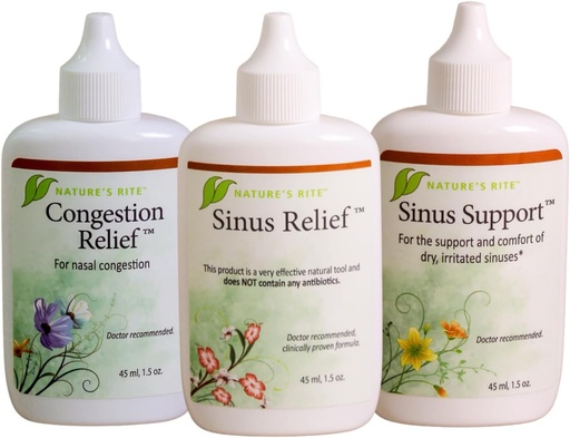 [BRSWGCY2C4OW2HI6] Natures Rite Sinus Trilogy™, 3 Bottle Package, 1.5 oz. (45 mL) Each – Portable, All-Natural Sinus Spray – Non-Addictive Relief for Allergy & Pollution Irritation – Moisturizes & Soothes Sinus Tissue
