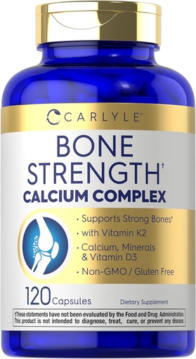 [BRSRMHD7CUAWKCYV] Carlyle Bone Strength Calcium Complex Supplement 