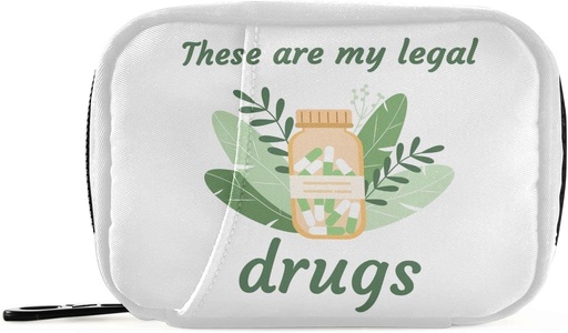 [BRSRMCAKPIMGEEY3] Organizator tablete Phytotherapy Box 7 Day Pill Case Bag Travel Pill Organizator vrečka z zadrgo Prenosni tedenski primer Kompaktna velikost za dodatek vitamina imetnik