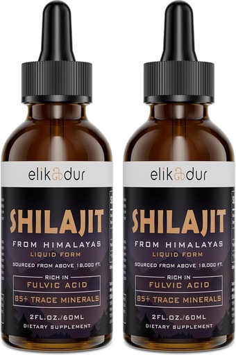 [BRSROHAFB4NW22Y7] Shilajit Resin Organic Liquid Supplement, Shilajit Himalayan Organic, Shilajit Liquid Drop, Shilajit Drop Contain 85 Trace Minerals, Alternative to Resin & Capsules,120 ml