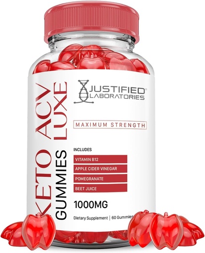 [BRSRMH37BYIAIADH] Luxe Keto ACV Gummies Advanced Formula 1000MG Luxe Keto Gummies Apple Cider Vinegar Formulated with Pomegranate Beet Juice Powder B12 Vegan Non GMO 60 Gummy