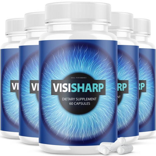 [BRSW2GALAV7W23DD] (5 Pack) Visisharp Advanced Eye Health Formula for Eyes Pills Visi Sharp Supplement (300 Capsules)