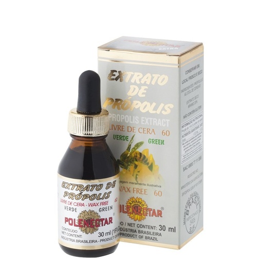 [BRSWKYIPAEMBUH34] Brazil Imported Premium Bee Propolis Extract Wax Free 60 (30ml) 4 Packs