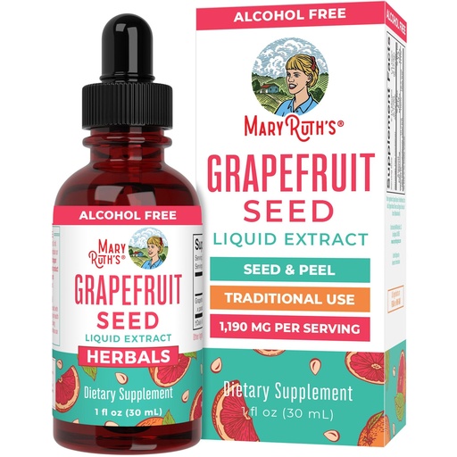 [BRSRMH35CR5WM335] MARYRUTH'S Organics Grapefruit Seed Extract Grapefruit Seed Oil Drops | Peel & Seed | Herbal Tinctures Liquid Drops | Sugar Free | Vegan | Non-GMO | Gluten Free| Unflavored | 30 Servings | 1 Fl Oz