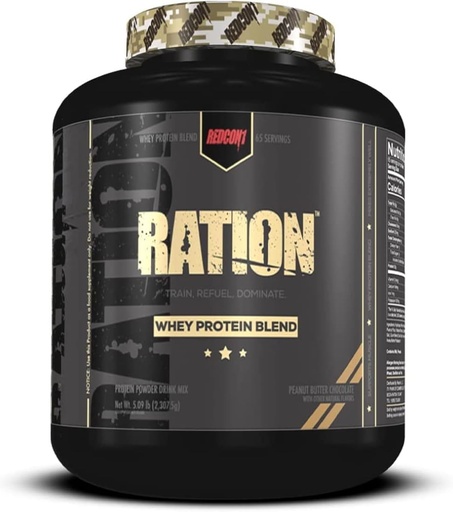 [BRSWGEIFBMBBYAI3] REDCON1 Ration - Whey Protein - 5.09 lbs (Peanut Butter Chocolate)