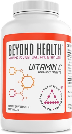 [BRSRMFAOOB6RE3T4] Beyond Health Vitamin C Buffered Tablets - Immune Support - 250 Count