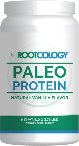 [BRSWG2YOOAMA4CL6] Rootcology by Dr. Izabella Wentz | Paleo Protein | Hydrolyzed Beef Protein Powder 21g Protein per Serving with MCT & Stevia | Dairy-Free and Soy-Free | Natural Vanilla Flavor | 885g / 30 Servings