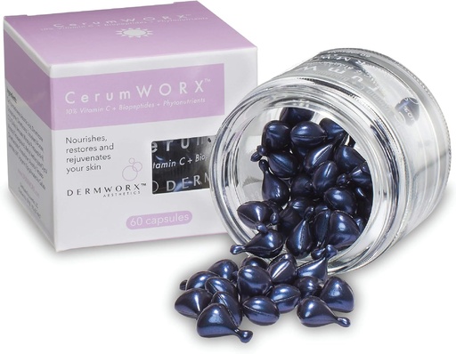 [BRSWGCQCAEGQGELU] CerumWORX Day Serum: 10% Vitamin C Capsules