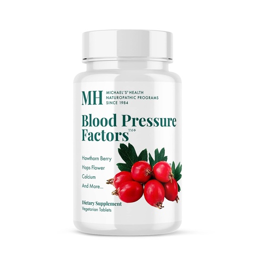 [BRSWIYQGBYHA2DLM] MICHAELS NATUROPATHIC Blood Pressure Factors, 180 CT