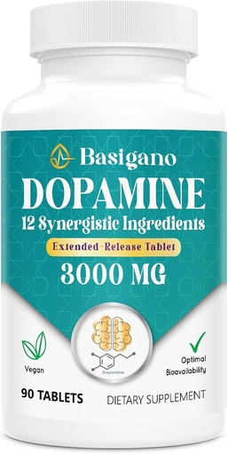 [BRSROGI7CAHA2A33] Suplemento de Dopamina Natural - 90 Tabletas (Pack of 1)