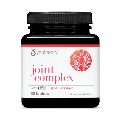 [BRSWGHTQC4PQACAV] Youtheory Joint Complex with UC-II Collagen - Type 2 Collagen Peptides for Joint Support* - with Boswellia, Ginger & Turmeric - Supports Anti-Aging* - 60 Count (30-Day Supply)