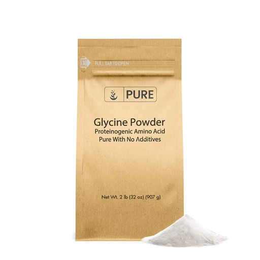 [BRSWGCYHDMBRQDLU] Pure Original Ingredients Glycine Powder (2lb) Non-GMO, Non-Essential Amino Acid, Allergen-Free