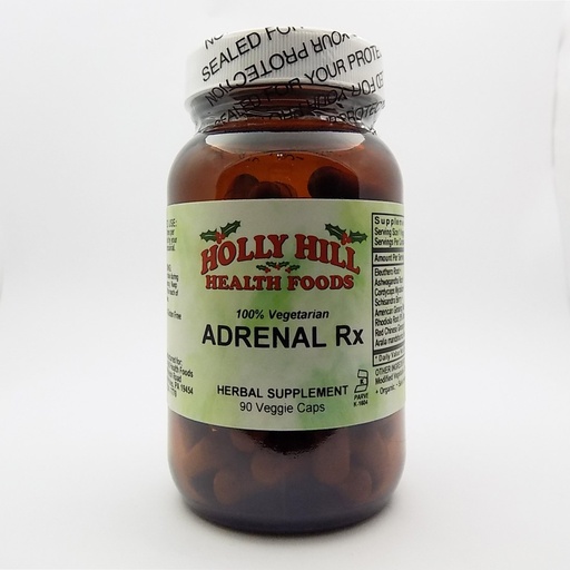 [BRSWGZQ5CQCBS3QU] Holly Hill Health Foods, 100% Vegetarian Adrenal Rx, 90 Vegetarian Capsules