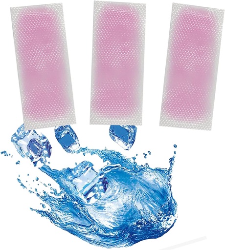 [BRSW2ZYCOZ6REDQZ] 40 Sheets Fever Cooling Gel Patches, Cooling Forehead Strips Cooling Gel Sheet for Relieve Headache, Toothache Pain, Drowsiness, Fatigue, Refreshing, Sunstroke(Strawberry)