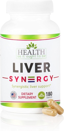 [BRSROZY2O4GWCCQZ] Salud Como Ought To Be Liver Syn3rgy Suplemento  Physician Formulated Capsules with Milk Thistle, Black Seed, Korean Ginseng  180 Capsules