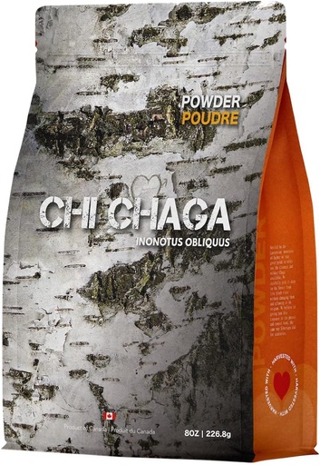 [BRSWKGQ3OAOGCDIV] Premium Organic Chaga Mushroom Powder - 8 oz of Authentic 100% Wild Harvested Canadian Chaga Tea