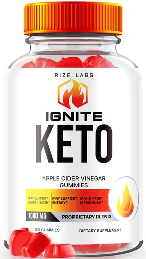 [BRSROHQOCB5BGCDA] rize labs Ignite Keto ACV Gummies for Advanced Weight Loss, Keto Ignite Supplement (60 Gummies)