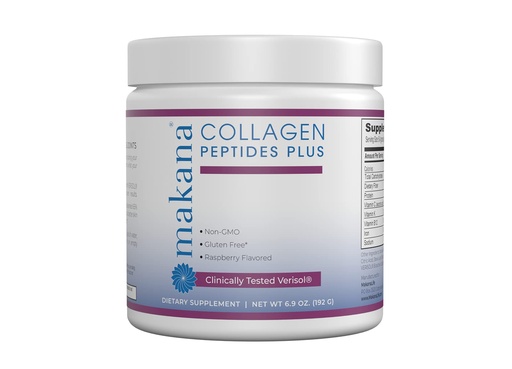 [BRSRM2QLOYCQEAI4] Makana Collagen Peptides Plus – with Verisol®, Vitamin C, Hyaluronic Acid & Amino Acids – Supports Hair, Skin, Nails, & Joints, 30 Servings – Raspberry Flavor
