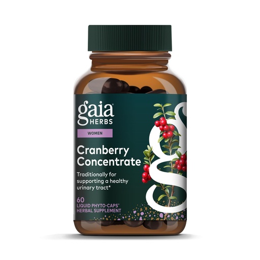 [BRSWIYL7C4ARSCDA] Gaia Herbs Cranberry Concentrate - Traditionally for Helping to Maintain Urinary Tract Health* - Made with Cranberry Fruit Juice Concentrate - 60 Vegan Liquid Phyto-Caps (60 Servings)
