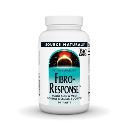 [BRSWIY3ZDEIB6CI5] Source Naturals Fibro-Response Bio-Aligned Malic Acid & MSM, 90 Tablets
