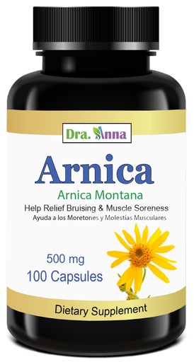 [BRSWGCQRAANRUETA] Arnica Montana Capsules 500mg 100 Capsules