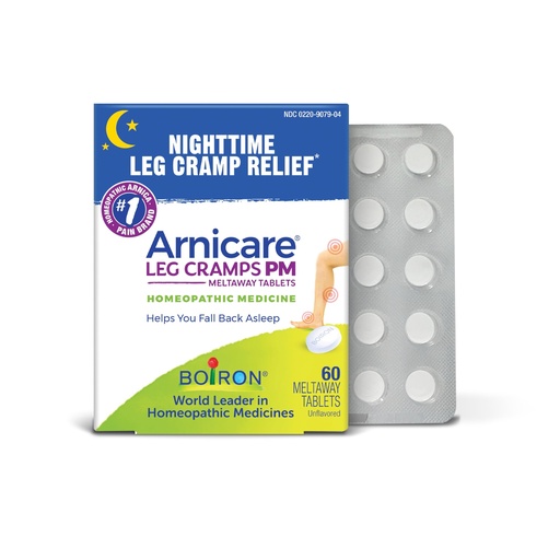 [BRSROBIDCICBSH3V] Boiron Arnicare Leg Cramps PM for Nighttime Relief from Cramping and Stiffness in Feet or Calves - 60 Tablets