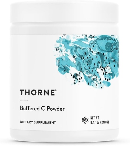 [BRSWIZYADEAAYGQZ] THORNE - Buffered C Powder - Vitamin C (Ascorbic Acid) with Calcium, Magnesium & Potassium - Supports Healthy Immune Function & Collagen Formation - Provides Antioxidant Support* - 8.32 Oz