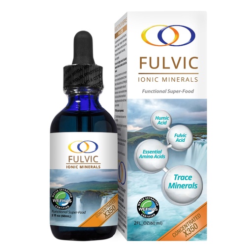 [BRSWIZ35OR6QMG3A] Optimally Organic Water Extracted Fulvic Ionic Minerals X350 - Patented BioActive Fulvic Acid, Humic Acid, Trace Minerals, Electrolytes & Essential Amino Acids - 8+ Month Supply!