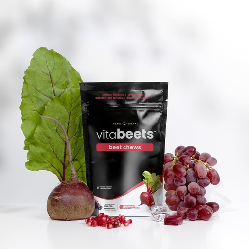 [BRSROGI6A4BGYCTZ] NutraChamps Beet Chews - Potent 750mg Beet Root Extract - Heart Chews - Blood Flow & Circulation Support Supplement - Super Reds Blend - Beet Root Gummies Alternative - 60 Soft Chew