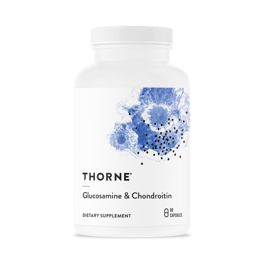 [BRSWIYQPBN4GMFTK] THORNE - Glucosamine & Chondroitin - Helps Maintain Healthy Joint Function & Mobility - Supports Normal Cartilage Formation* - Third-Party Certified - Gluten, Dairy & Soy-Free - 90 Capsules
